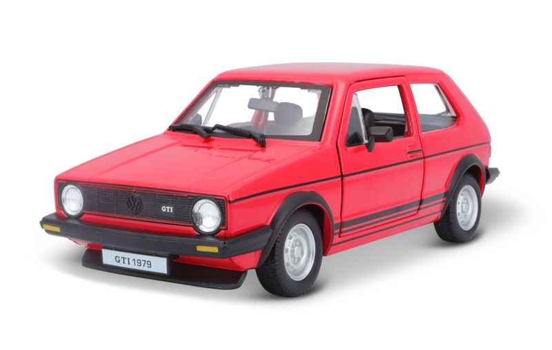 Bburago 1/24 VW Golf Mk1 GTI 1979 (16cm Long) - Red