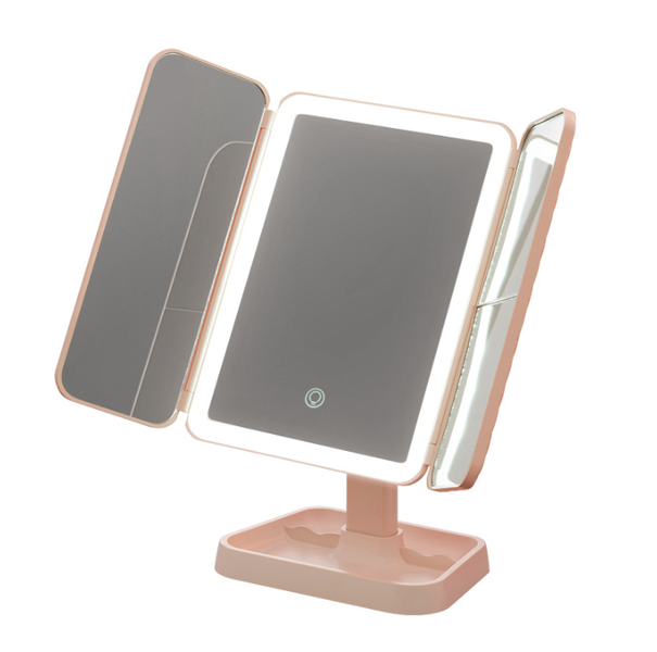 Chic 270 Rotatable LED Makeup Mirror for Home Travel Beauty Enthusiasts