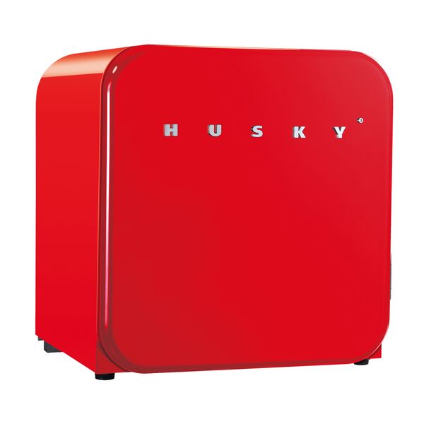 Husky - 46l Countertop Retro Fridge - Red