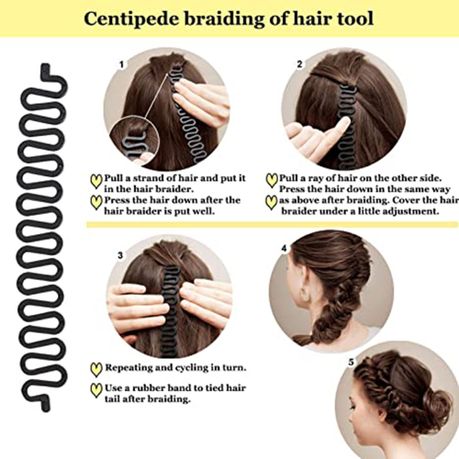Multi-style DIY Hair Braiding Twist Styling Clip Stick Bun Maker - 38 Piece  | Buy Online in South Africa 
