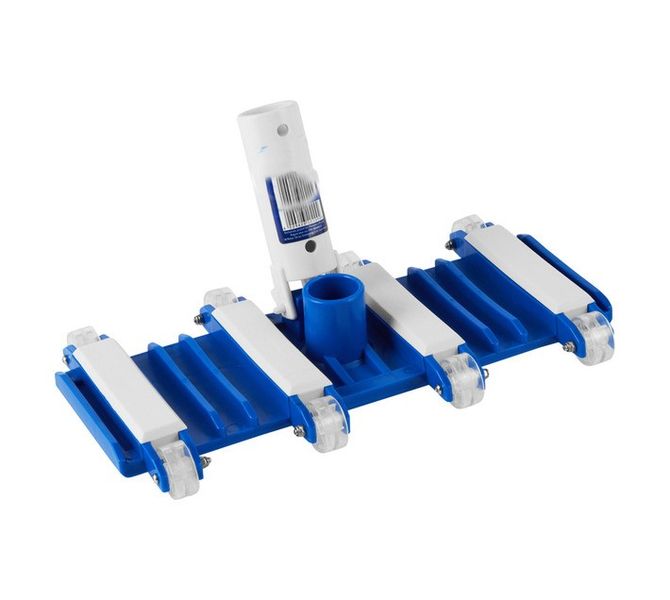 8-Wheel Manual Pool Vacuum Heavy-Duty Cleaner for Pool Floors and Walls