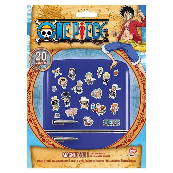 One Piece (Chibi) Magnet Set (20 Magnets)