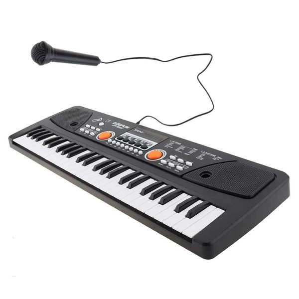 Kids 49-Key Electronic Piano with Microphone