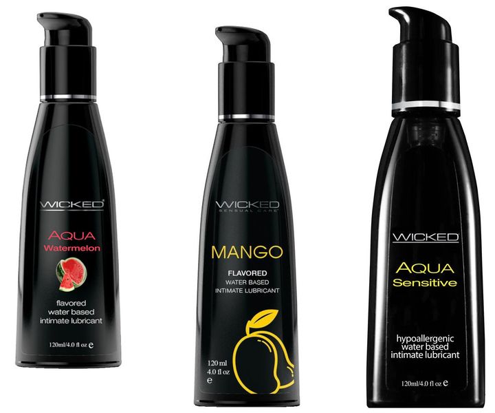 Wicked Adult Sensual Aqua Sensitive w Watermelon &amp; Mango Lubes Lubricants