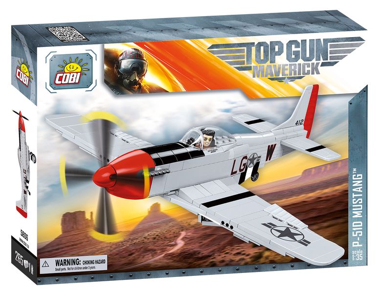 Top Gun Mustang P-51D Aeroplane Construction Model