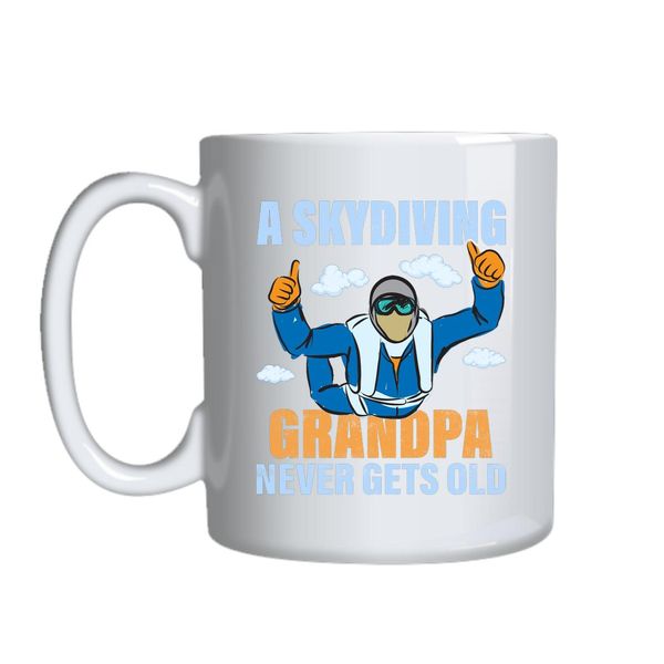 Skydiving Grandpa 2 Mug Gift Idea 148