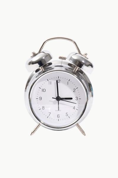 Twin Bell Clock, 12x17cm