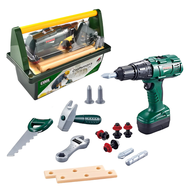 Children Tool Set Kid Pretend Play Toy Hammer Electric Drill Toy Boy Gift