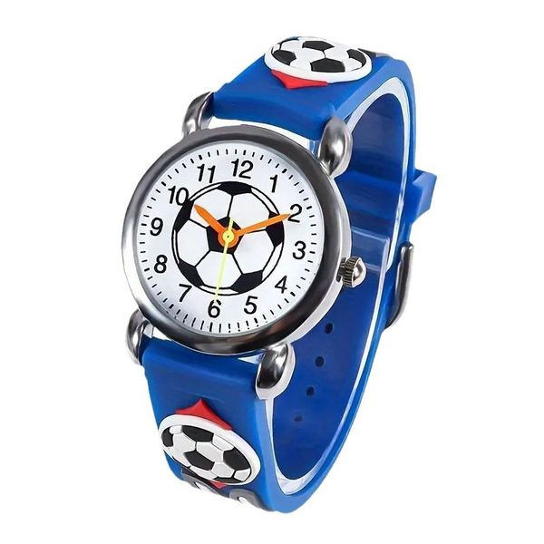Quartz Children's Watch,Football kids Watches,Cute Clock for The Time
