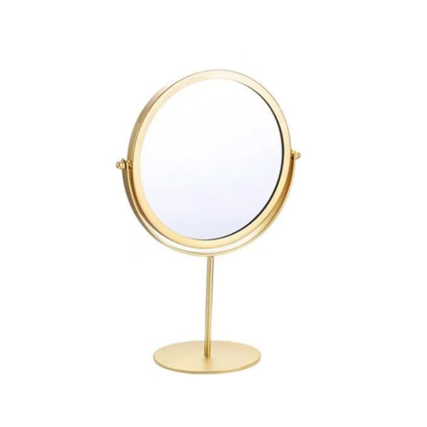 Modern Desktop Tabletop Stand Metal Foldable Vanity Mirror