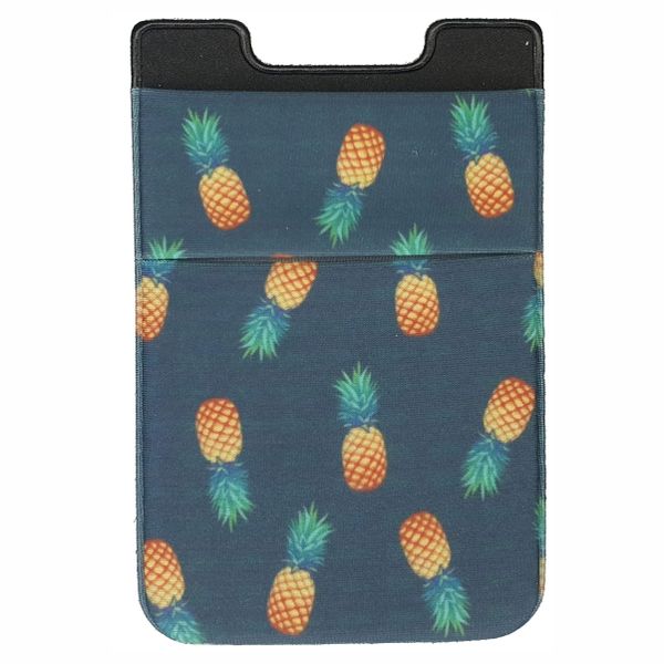 Card Holder - Two Pocket - Stick On - Microfiber Material