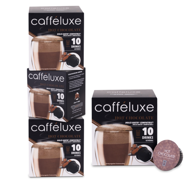 Caffeluxe Dolce Gusto Compatible Hot Chocolate Capsules 40 Box Buy