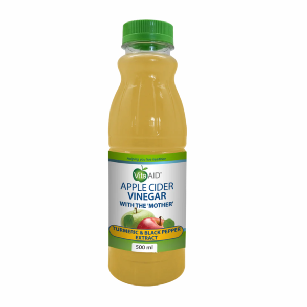 Vita-Aid Apple Cider Vinegar with Turmeric &amp; Black Pepper Extract 500ml