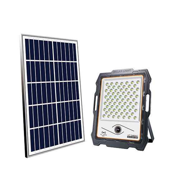 Security Solar Panel Flood Light With 1080P Camera-100w