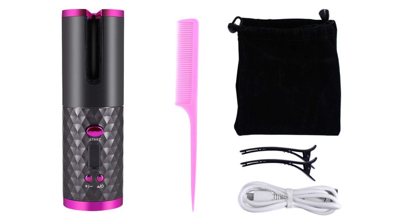 Cordless Ceramic Rotating Hair Curler