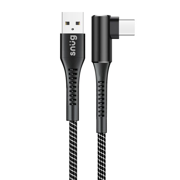Snug O-Copper Type-C to USB Cable With Stand 10W-Black/Silver