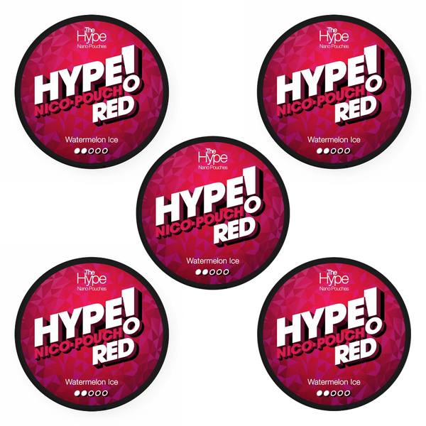 Hype Nicotine Pouches - 15 Nano Pouches 8mg - 5 Pack
