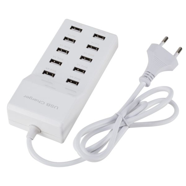10 Port USB Hub 50W 2.4A
