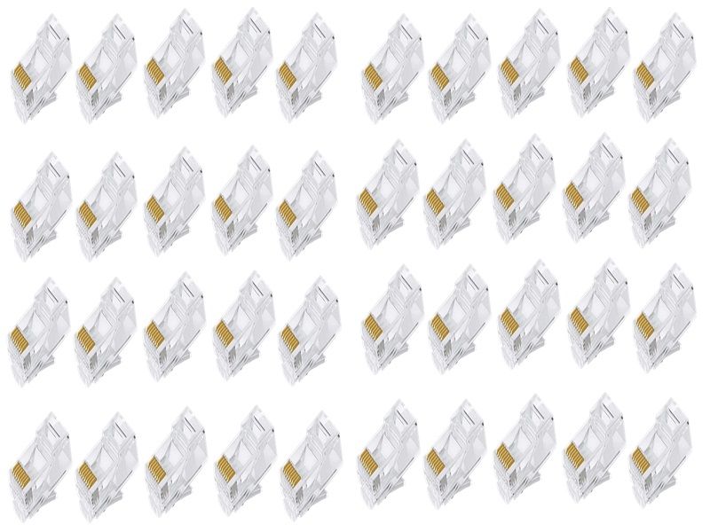 Zatech RJ45 UTP CAT6 Connector - Reliable Networking (Pack of 50)