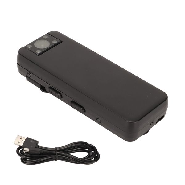 Mini Body Camera HD 1080P Night Vision Wearable Back Clip Portable