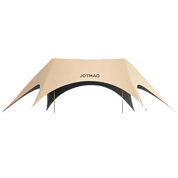 12-16 Person Large Outdoor Camping Waterproof Canopy - Family Tent - Khaki