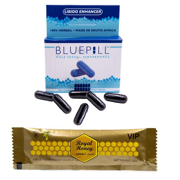 The Blue Pill + VIP Royal Honey - High-Potency Male Performance Combo