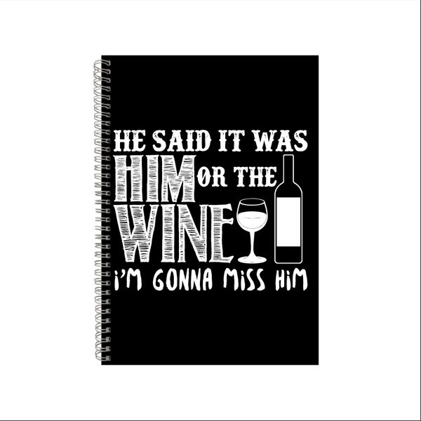 Wine Notebook Gift Idea A4 Notepad Pad 40
