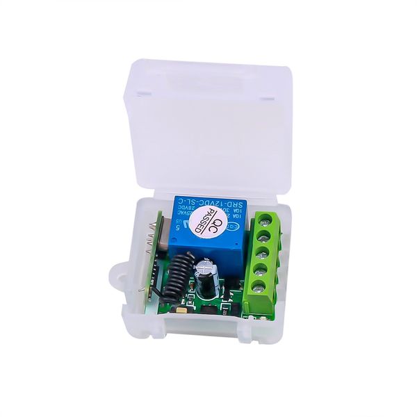 Dc 12V 1Ch Rf Relay Receiver 433Mhz Universal Switch Module Diy Kit