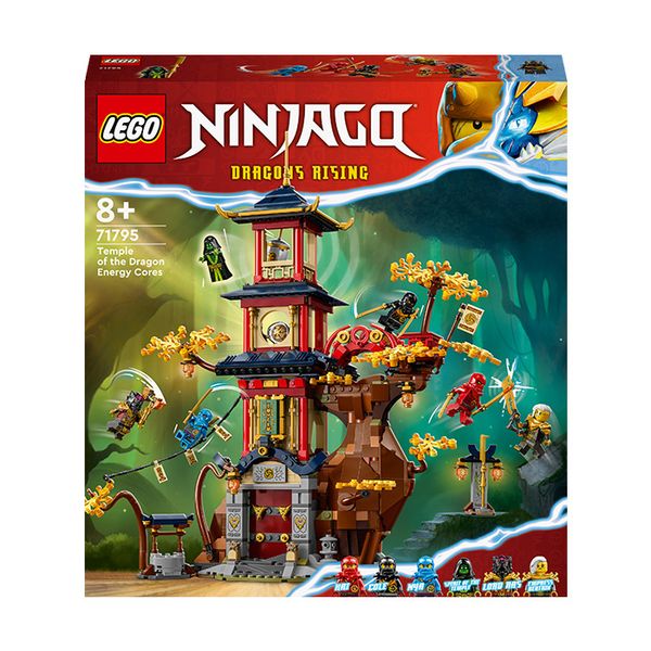 LEGO NINJAGO Temple of the Dragon Energy Cores Building Toy Set 71795