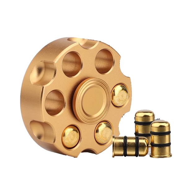 Metal Fidget Spinner Toy, Cool Alloy Hand Finger Spinner Cube Toy