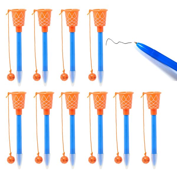 Black Basketball Ballpoint Pen 0.7mm PS+PP 14.3cm