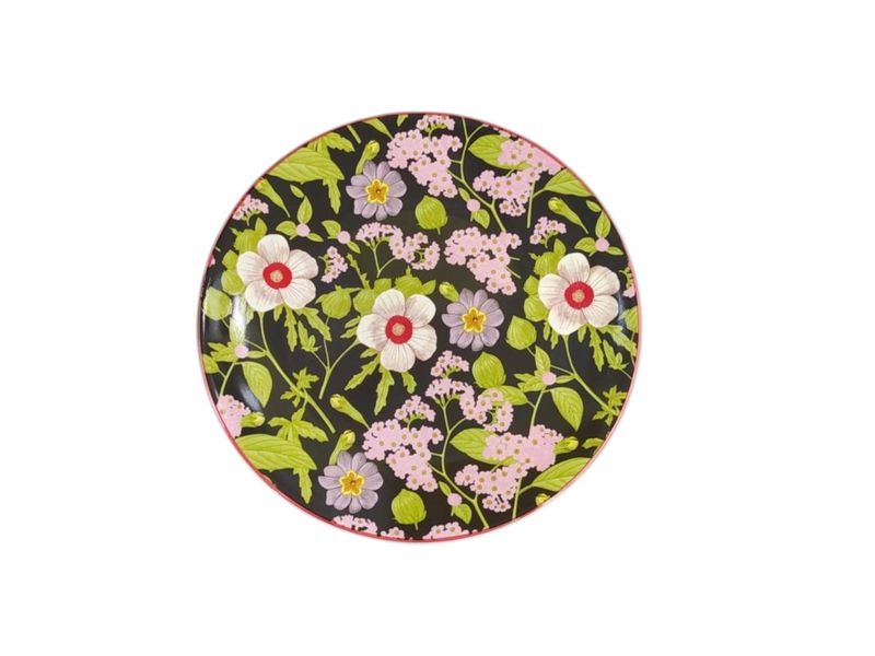 ZEAL Floral Dinner Plate Set 10.5- Inch - 6 Pieces