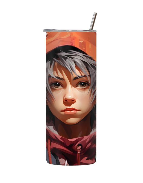 Hoodie 20 Oz Tumbler with Lid and Straw Trendy Gaming Graphic Gamer Gift168