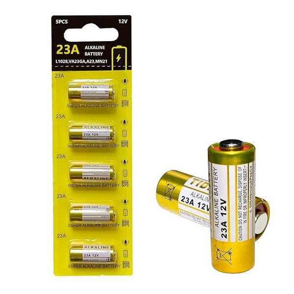 Battery 23A Battery 12V High Voltage Cell Batteries for Car Remote Pack 5