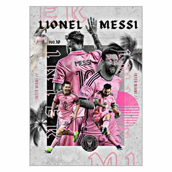 Lionel Messi No. 10 Poster - A1