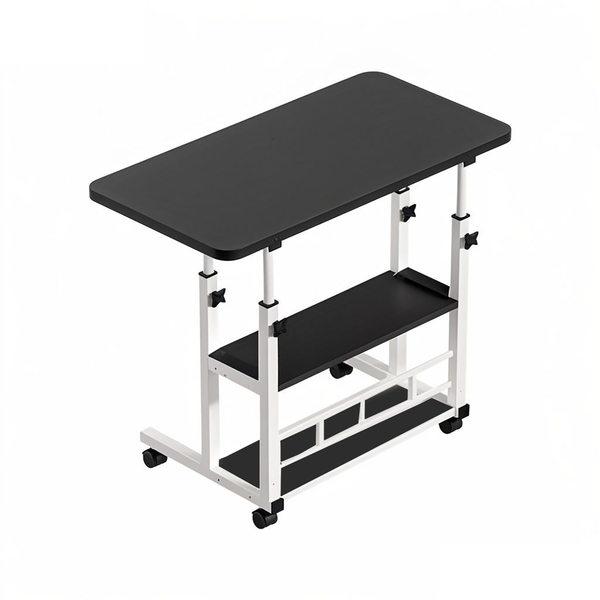 Height Adjustable Standing Desk, Stand Up Desk with Wheels