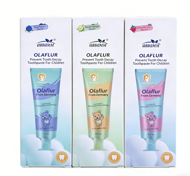 3 - Pack Children's Toothpaste - Soft Care Dental Gel Set