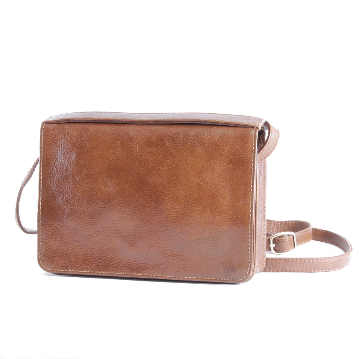 Nuvo Big Bess Genuine Leather Crossbody Handbag in Veg Tan Buy