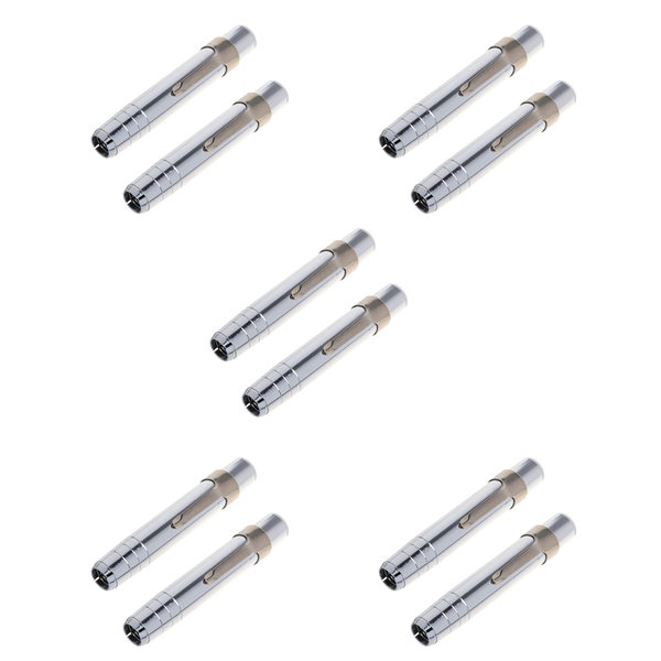 10 PCS Silver Aluminum Alloy Chalk Keeper Holder