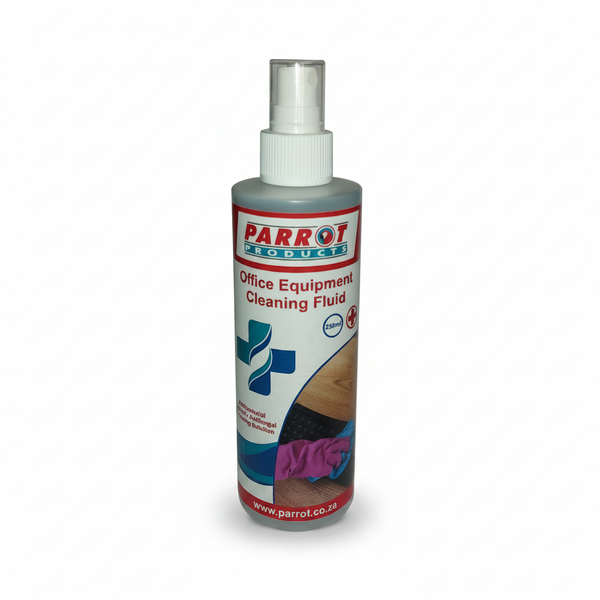 Parrot 250ml Office Equipment Cleaning Fluid - Dust &amp; Oil Remover