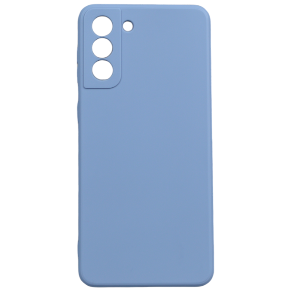 Plain Silicone Phone Case Compatible with Samsung Galaxy S22 Ultra - Dark Blue
