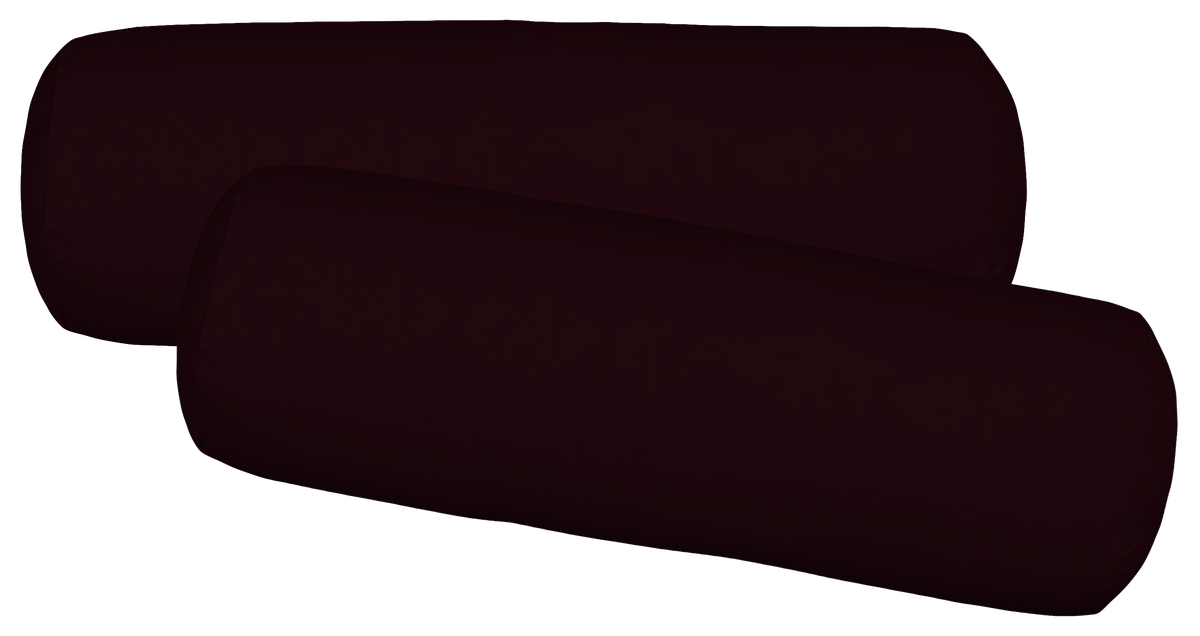 PepperSt Bolster Cushion Cover Set Dark Maroon (4 Sizes available