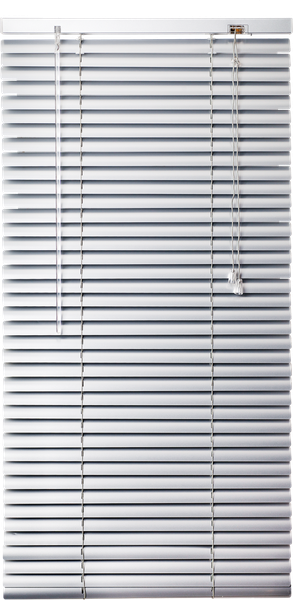 25mm Aluminium Venetian Blind 2400mm x 1600mm - Silver