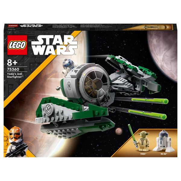 LEGO® Star Wars™ Yoda’s Jedi Starfighter™ 75360 Building Toy Set (253 Pieces)