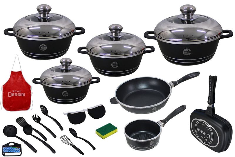 Maam - La Fermete 23 Piece Die Cast Aluminium Cookware Pot Set