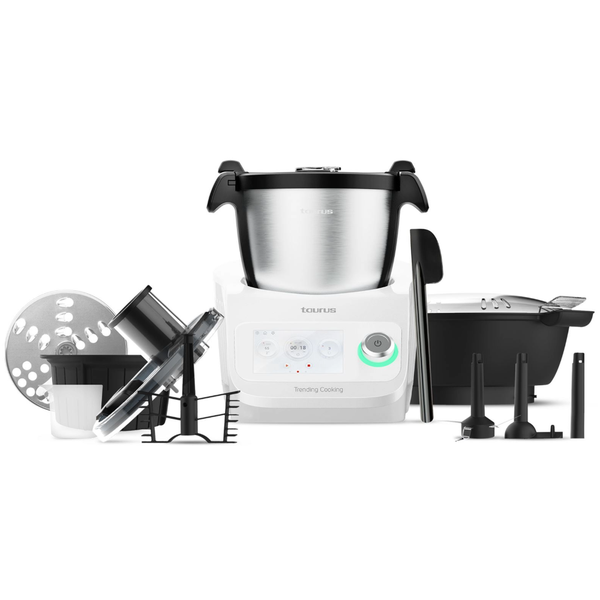 Taurus Kitchen Machine Wifi Connectivity LCD Display Stainless Steel White