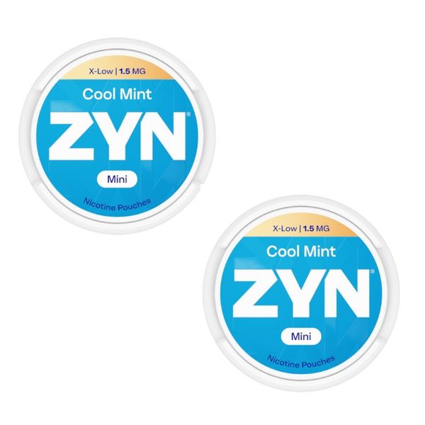 Zyn Mini Nicotine Pouches - Cool Mint 1.5mg - 2 Pack (30 Pouches)