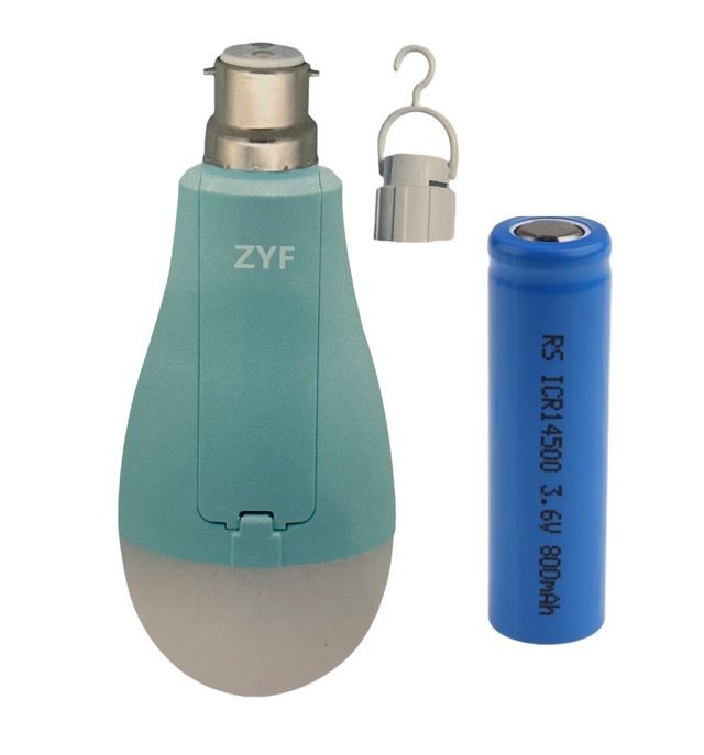 led emergency light bulb with built in rechargeable battery