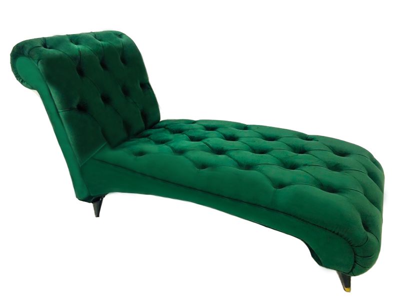 Green Chaise Lounge Chair image