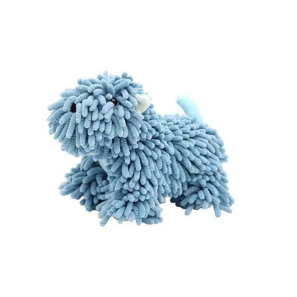 Snowyarn Cartoon Dog Hand Towel - Hangable Absorbent Quick-Drying